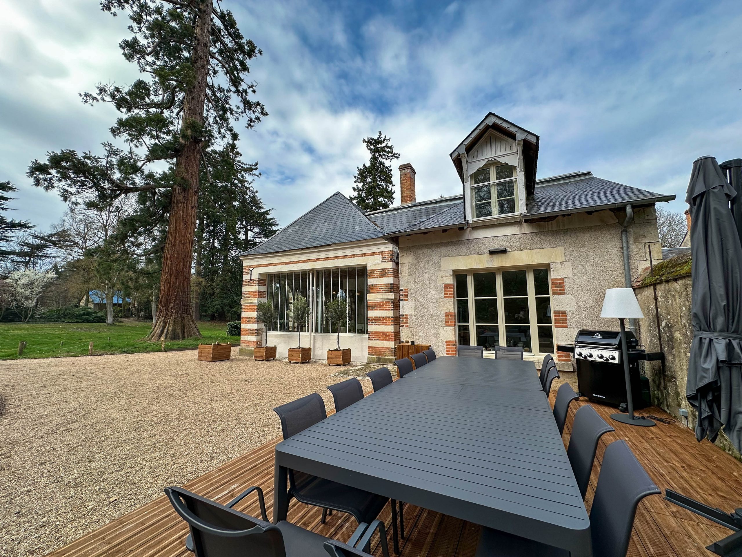 Orangerie terasse BBQ