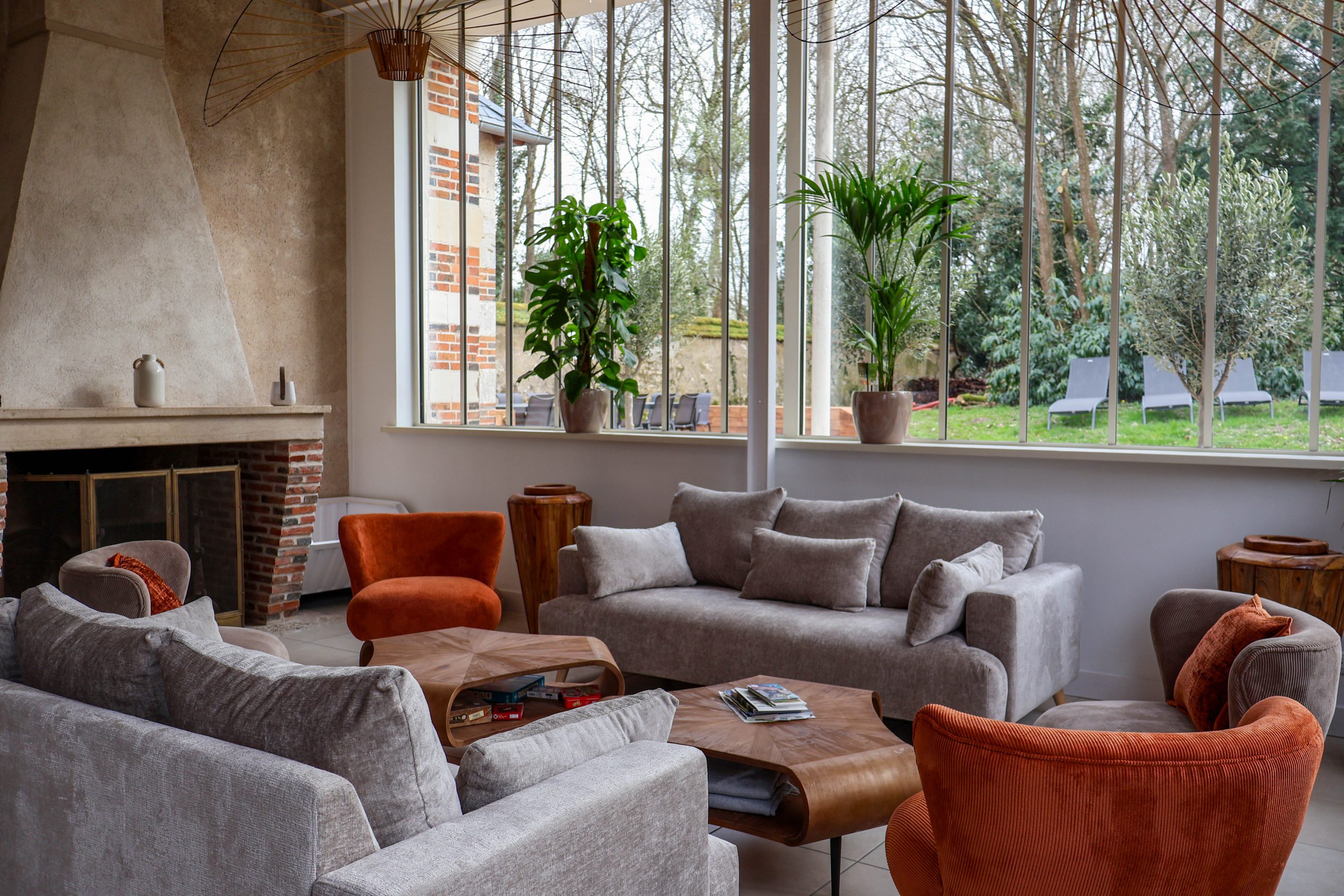 Salon Orangerie chaiselongues